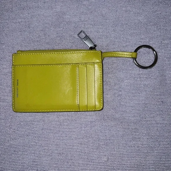 Marc Jacobs Chartreuse key/ card holder - Picture 2 of 6